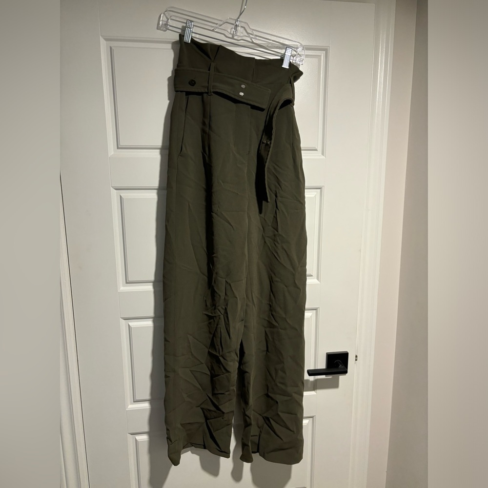 Babaton green pants